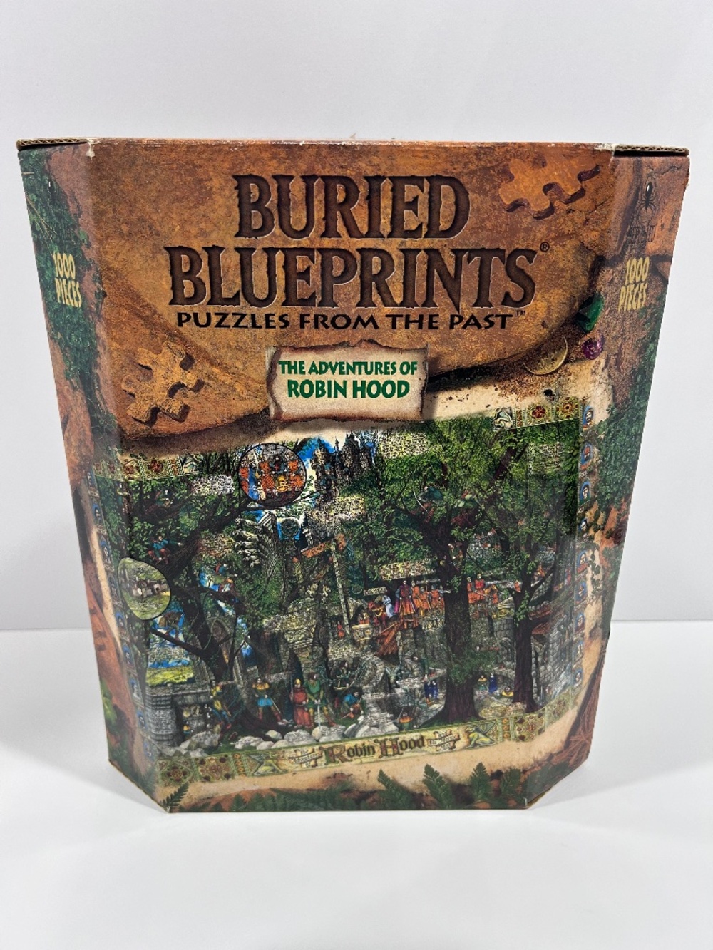 Buried Blueprints Puzzles From The Past Adventures ROBIN HOOD 1000 Pcs BePuzzled